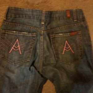 7 Seven for All Manking Womens Jeans size 27